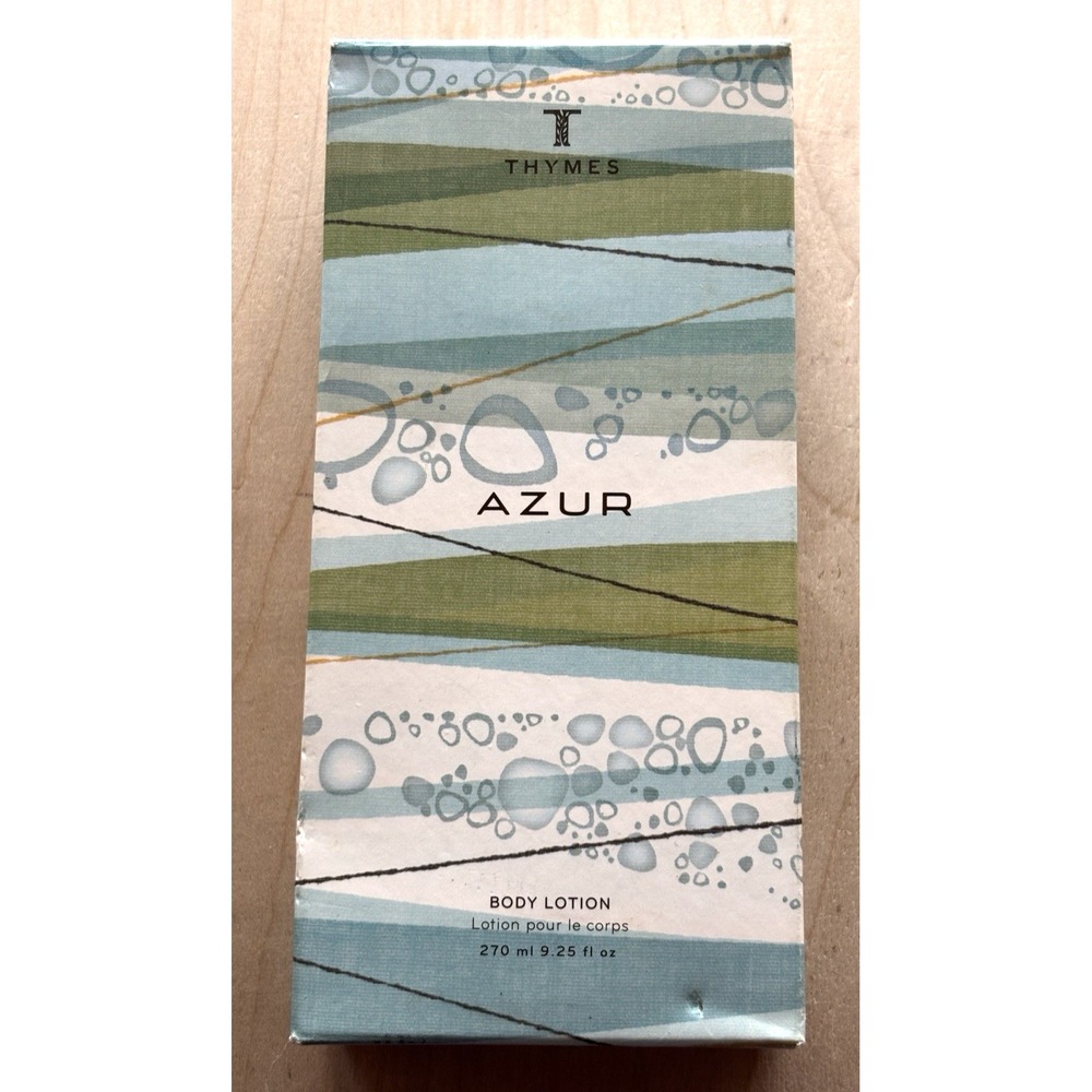 Thymes Azur Body Lotion 9.25 fl oz NOS NIB Essence of the Sea